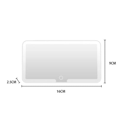 Cosmetic Rechargeable LED Mirror for Car Visor