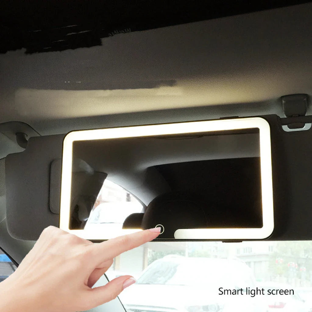 Cosmetic Rechargeable LED Mirror for Car Visor